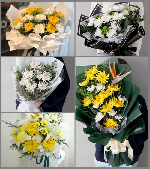 山东潍坊安丘市新安街道白事花束代送